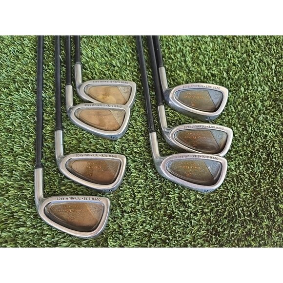 GARY PLAYER GPX-Ti 162 OVERSIZE Titanium Iron Set 3-PW RH Graphite Reg * No 7 - Picture 4 of 8